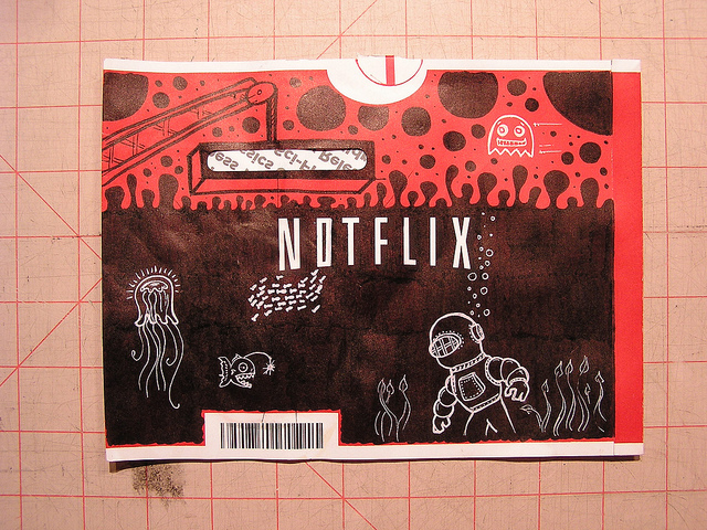 Netflix envelope art