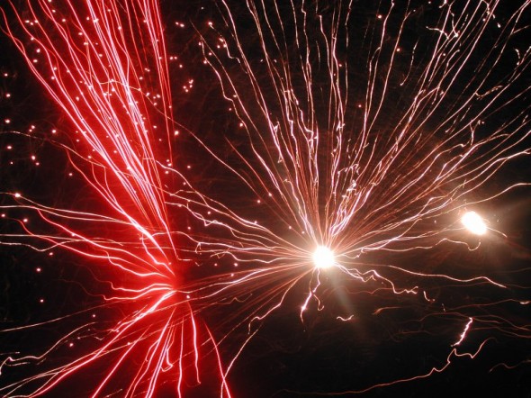 Fireworks! Image from Wikimedia Commons