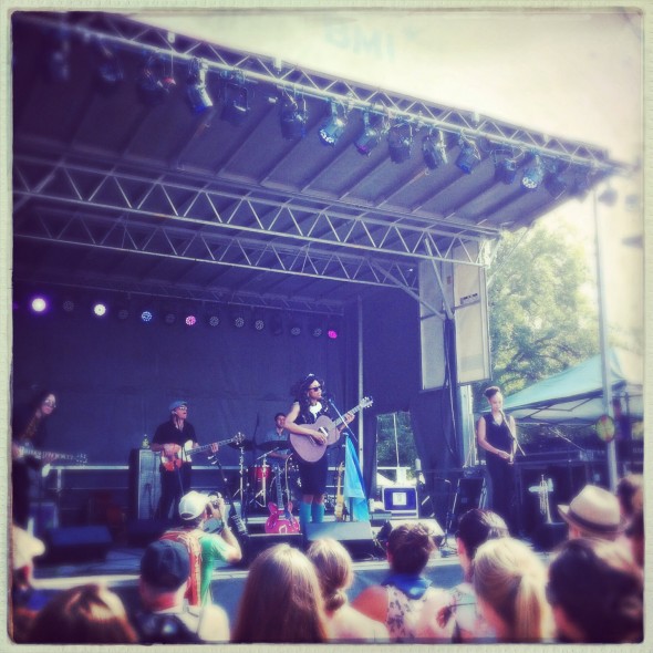 June played the BMI stage on Saturday afternoon. Song: "The Hour."