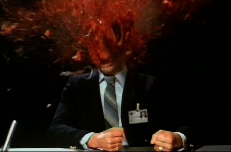 That part in Scanners where that dude's head blows up.
